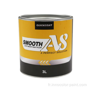 Quickcoat A8 Bodage de carrosserie léger Putty Car Collision Repair Paint